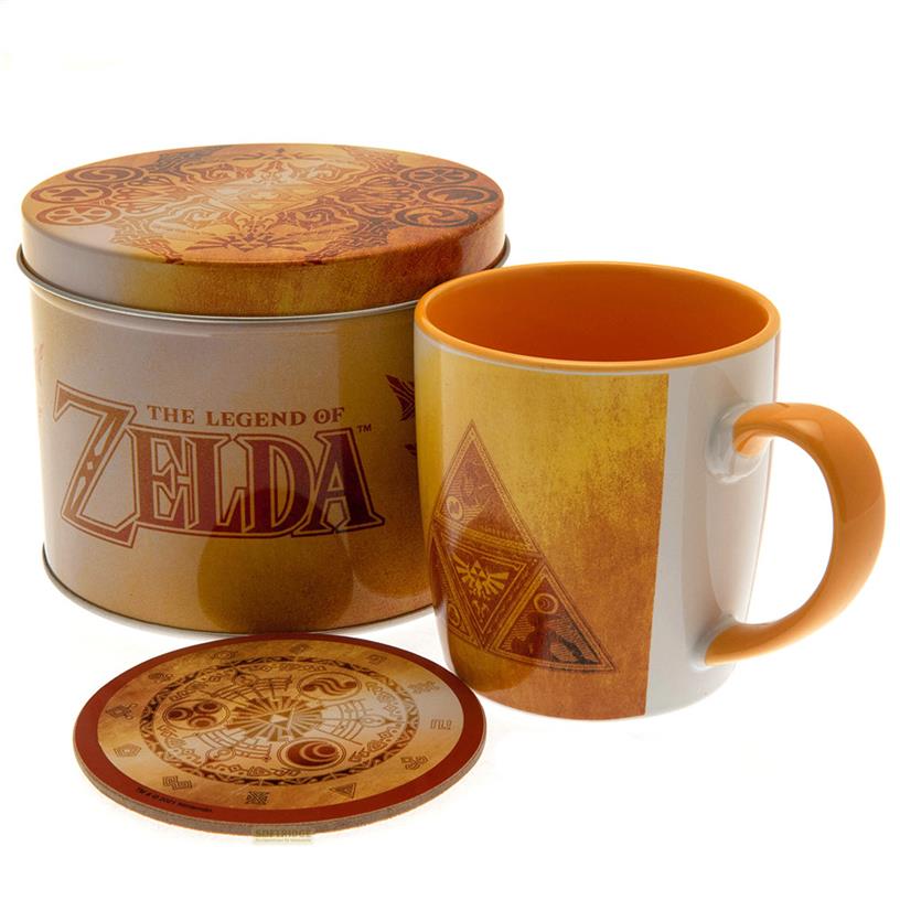 The Legend of Zelda Geschenk Tasse Set: Product und - - SOFTRIDGE Untersetzer